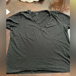 Madewell size Medium black v-neck t-shirt. Good condition